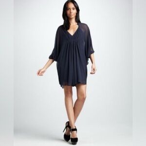 Diane von Furstenberg Fleurette Mini dress Navy Blue size 2